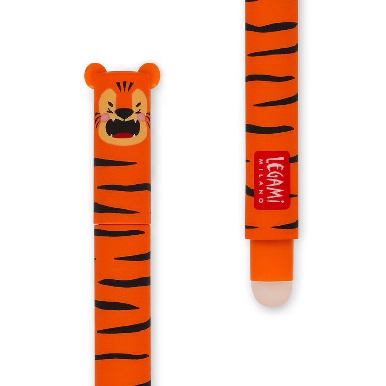 Legami Tiger Erasable Gel Pen Orange