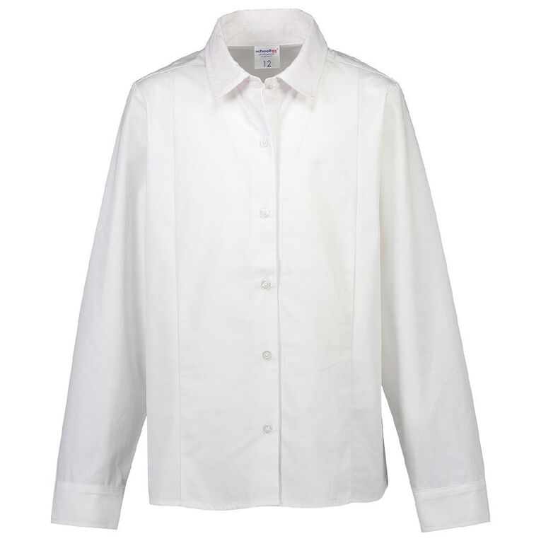 Schooltex Long Sleeve School Blouse with Straight Hem