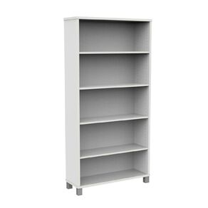 Knight Cubit Bookcase 1800h White
