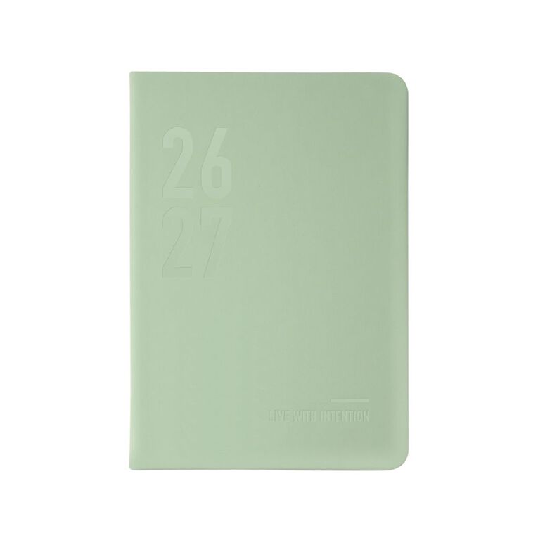 Letts of London Diary Mid Year A5 Week to View Conscious Sage 2026 2027