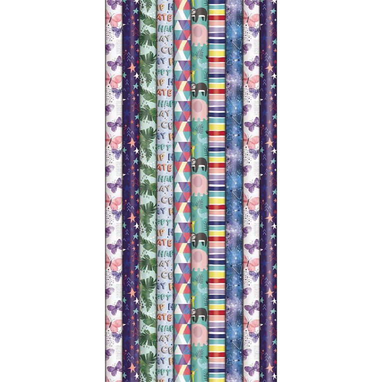 Artwrap Rollwrap General 3m x 70cm Assorted