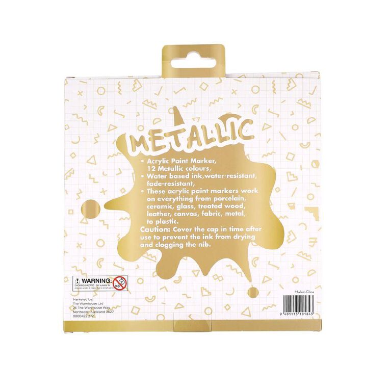 Acrylic Paint Marker Metallic