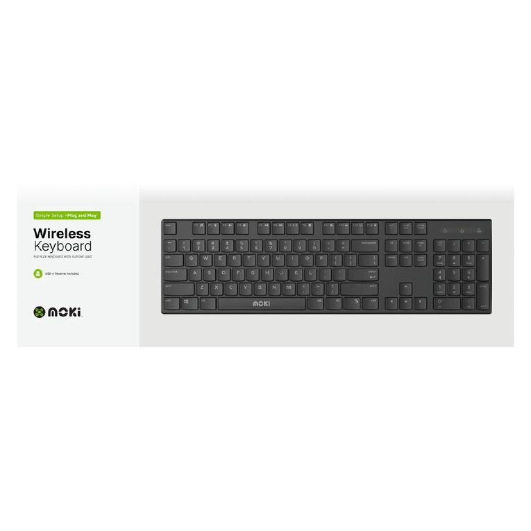 Moki Wireless Keyboard With Nano Receiver