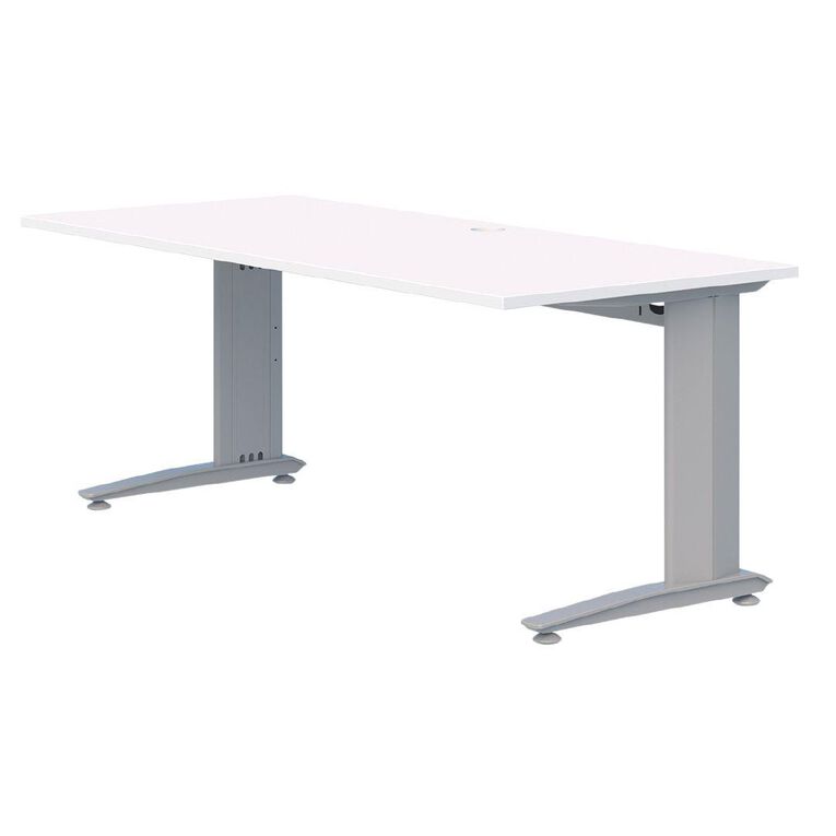 Accent Accent Quick Ship Fixed Height Desk Silver/Snow 1500 x 800