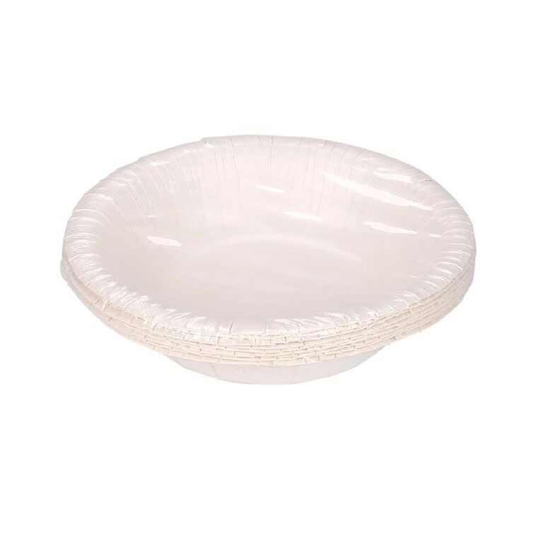 Party Inc Bowl 16cm White 10 Pack