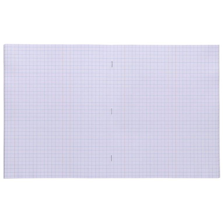 WS Exercise Book 1E5 Plus 7mm Quad 36 Leaf with Margins Blue