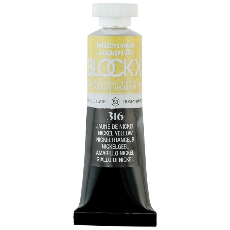 BLOCKX Watercolour Tube 15ml S3 316 Nickel Yellow Yellow