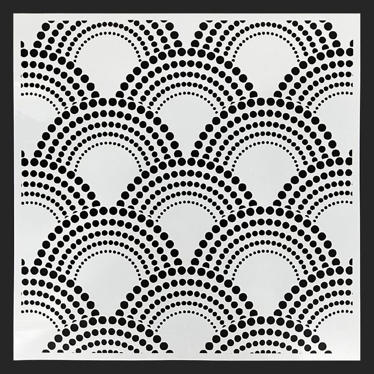 Uniti Stencils Mandela 4 Set 12 inch