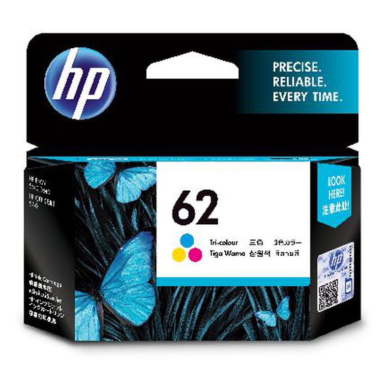 HP Ink 62 Colour 165 Pages
