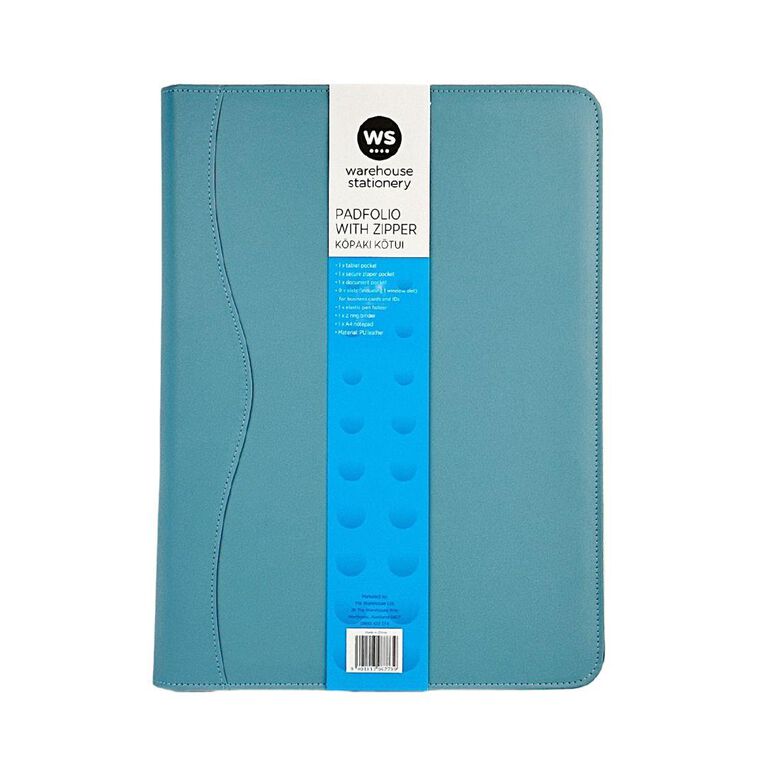 WS Pad Folio With Notepad Green