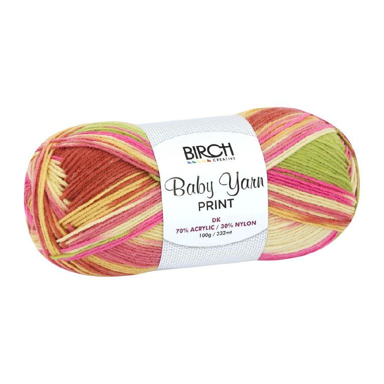 Birch Baby Print 70% Acrylic 30% Nylon 100G Tropical Bloom