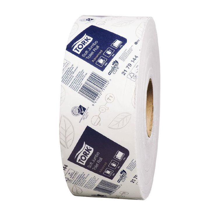 TORK T1 Soft Jumbo Toilet Roll 2-ply Advanced 320m