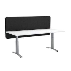 Boyd Visuals Desk Screen Modesty Panel Black 1800mm