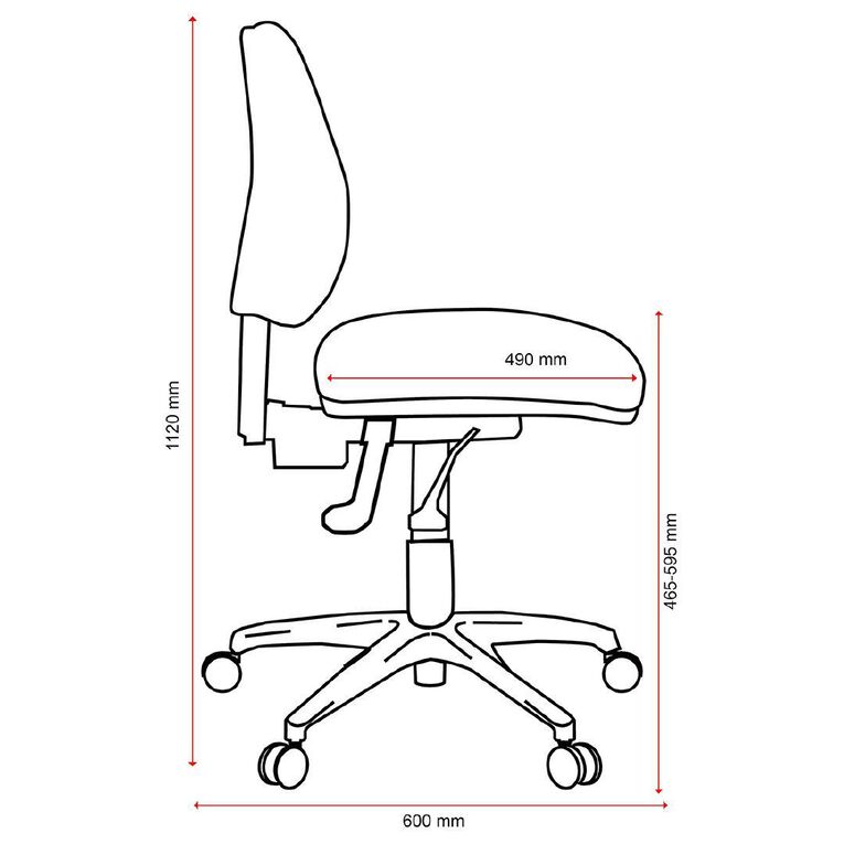Buro Seating Roma 2 Lever Midback Chair Green Mid