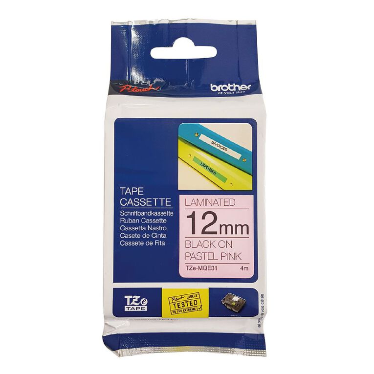 Brother TZEMQE31 Label Tape 12mm x 4m