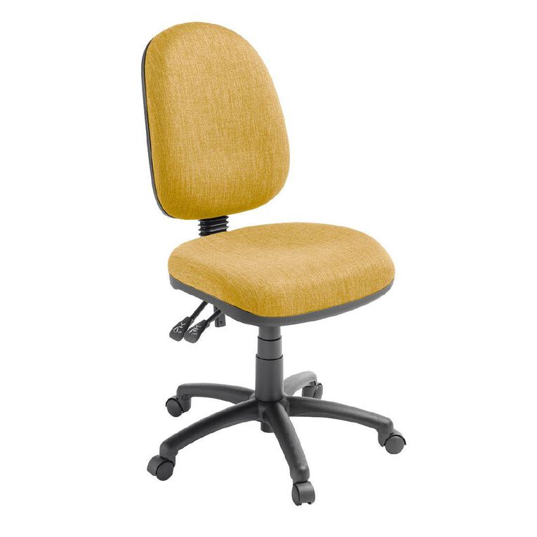 Eden Tag 3 Lever Highback Ergonomic Chair Marigold