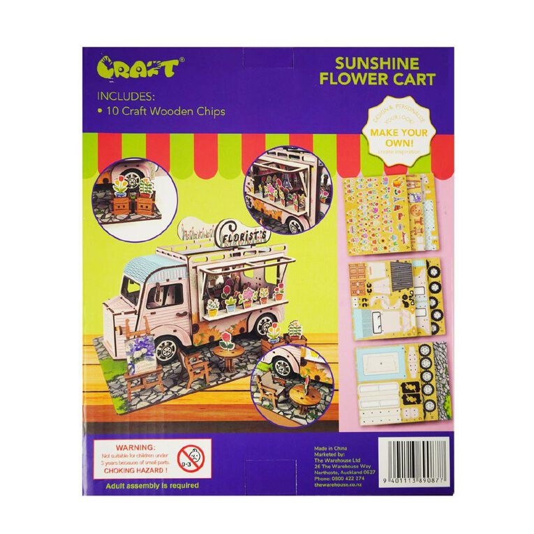 Uniti Craft Adults Make Your Own Flower Cart