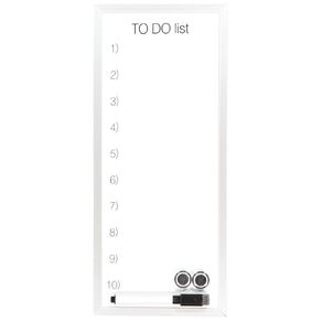 WS Magnetic Dry Erase To Do Board 152mm x 355mm