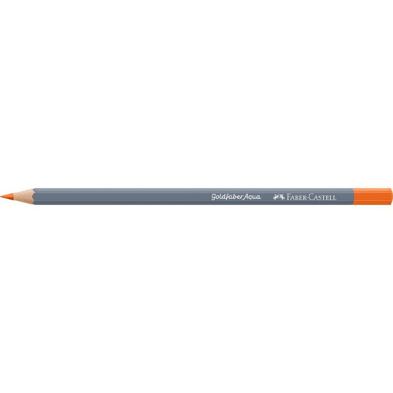 Faber-Castell Goldfaber Watercolour Pencil #115 Dark Cadmium Orange