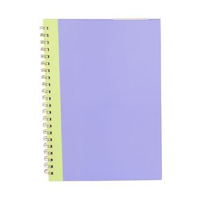 Uniti Stationery Brights Purple A4 Spiral Notebook