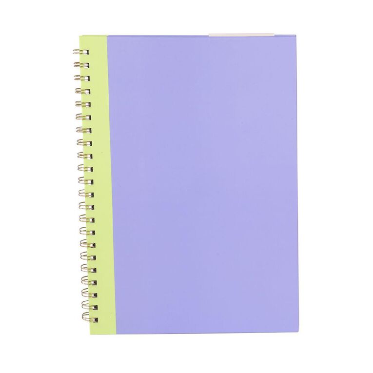 Uniti Stationery Brights Purple A4 Spiral Notebook