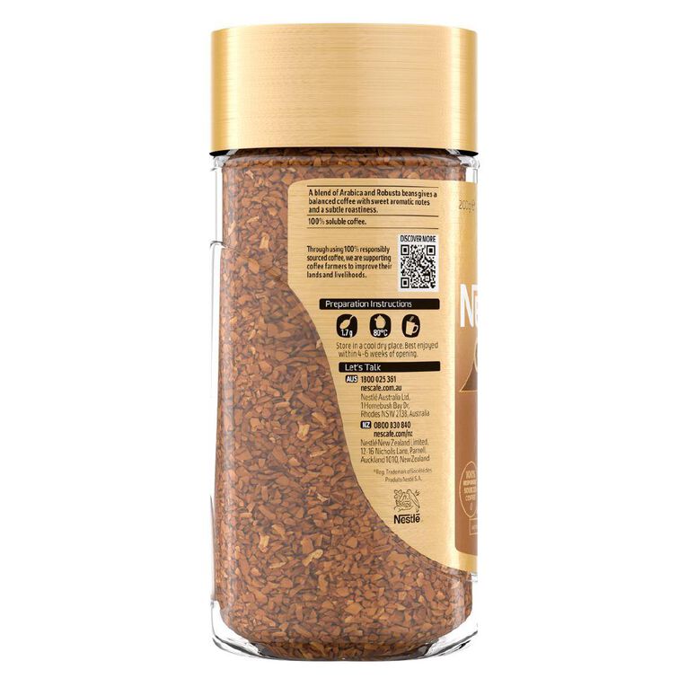 Nescafe Gold Original Instant Coffee 200g
