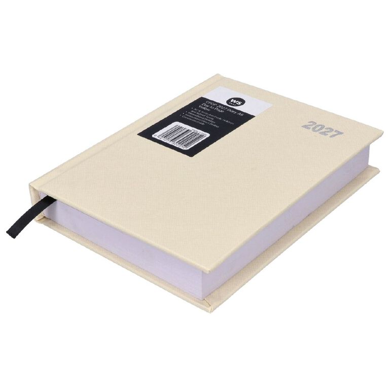 WS Colour Pop 2027 Diary A6 Day to Page Yellow