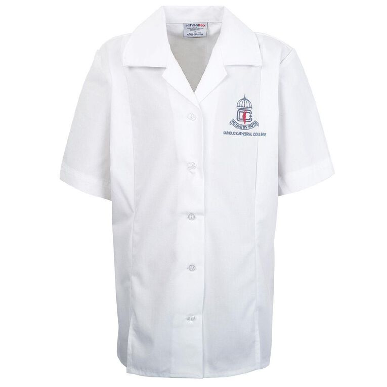 Schooltex Catholic Cathedral Short Sleeve Blouse with Embroidery