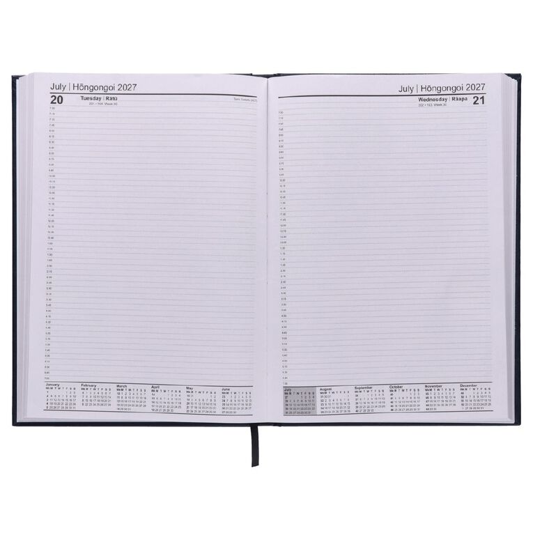 WS 2027 Diary A4 Day to Page Navy