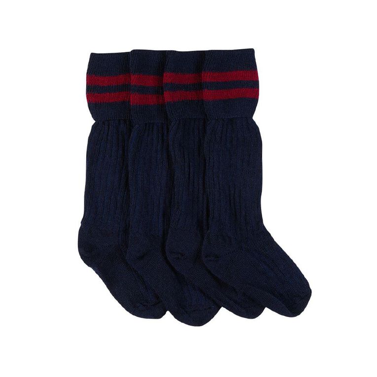 Schooltex Striped School Socks 2 Pack