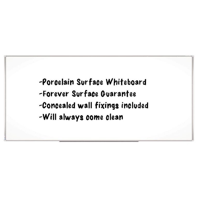 Boyd Visuals Porcelain Whiteboard 1215 x 3000mm