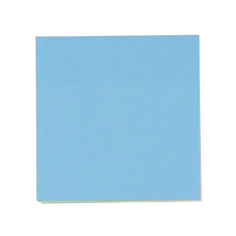 WS Cube Sticky Notes 76mm x 76mm 400 Sheet Yellow Multi-Coloured