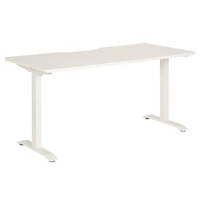 Jasper J Emerge Straight Scallop Desk 1500 White/White