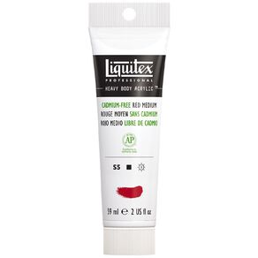 Liquitex Heavy Body Acrylic 59ml Cadmium Free Medium Red
