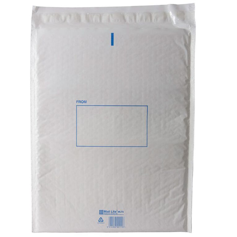 Sealed Air Mail Bag Size 6 Lite 325mm x 405mm White