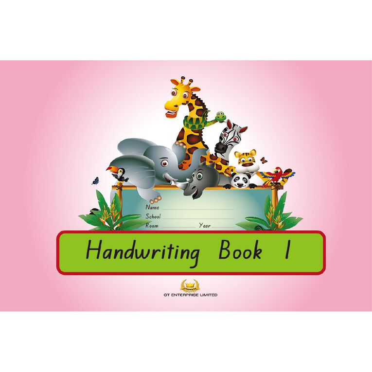 GT Handwriting Book 1 Pink Mid