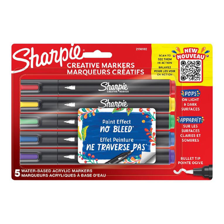Sharpie Creative Markers Bullet 5 Pack