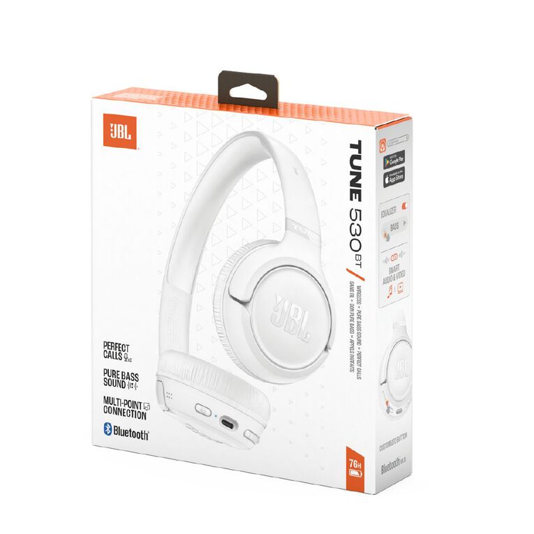 JBL JBL Tune 530BT Wireless On-Ear Headphones - White