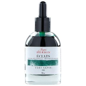 Jacques Herbin Eclats Watercolour Ink 550 50ml Fir Green Green