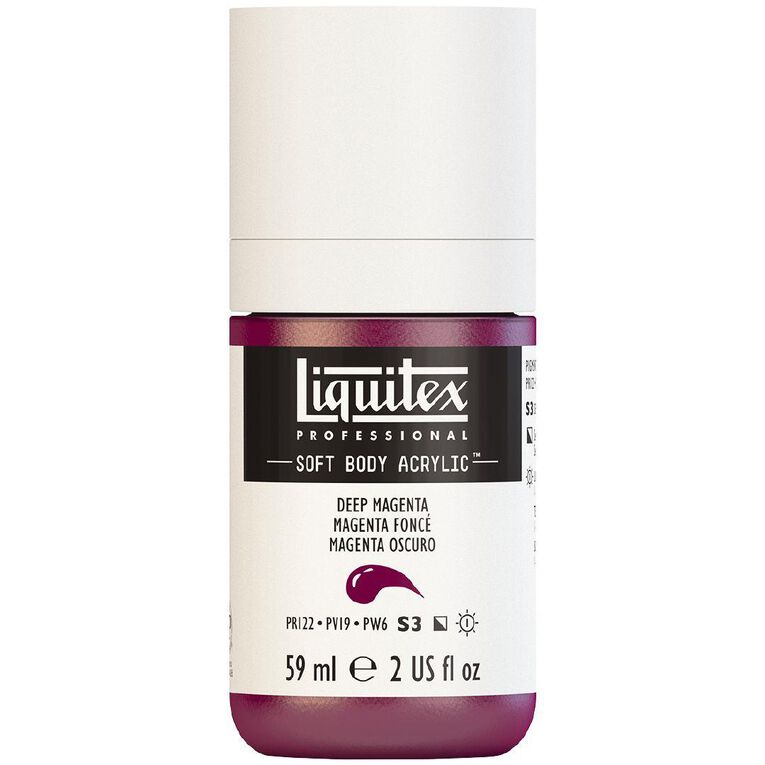 Liquitex Soft Body Acrylic 59ml Deep Magenta S3