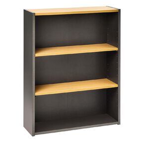 Jasper J Emerge Bookcase 1200 Beech/Ironstone