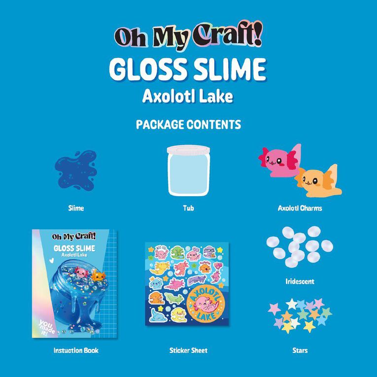 OMC OMC! Axolotl Lake Midi Slime Kit