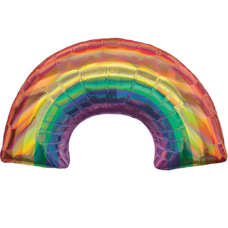 Anagram Supershape Holographic Rainbow Balloon