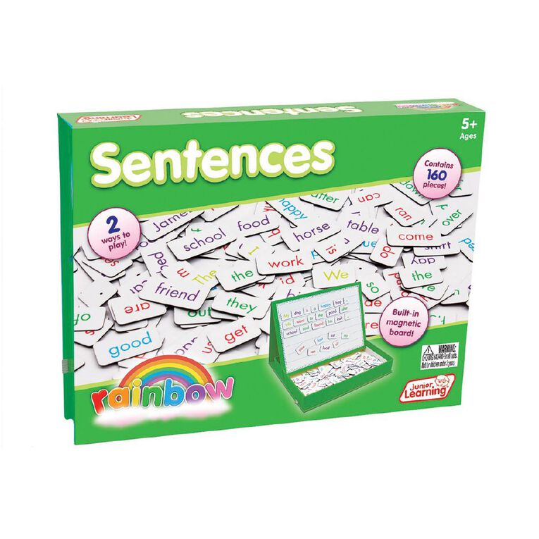 Junior Learning Rainbow Sentences