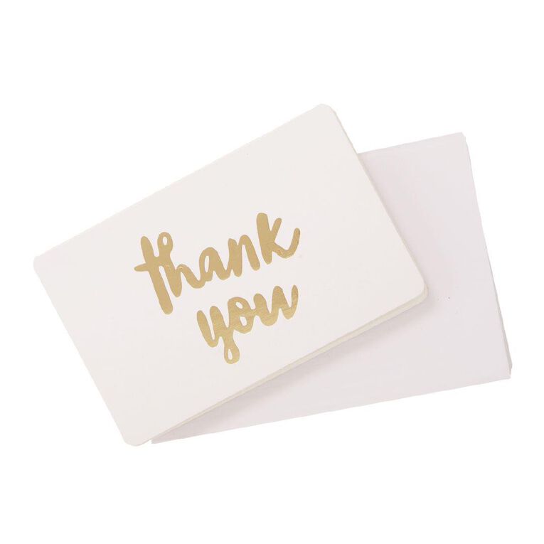 Uniti Cards & Envelopes Mini 6 Pack Gold Foil
