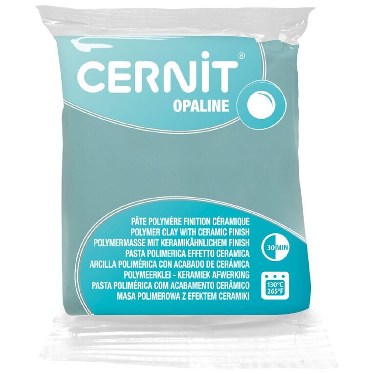 Cernit Polymer Clay Opaline 56g Minth Green
