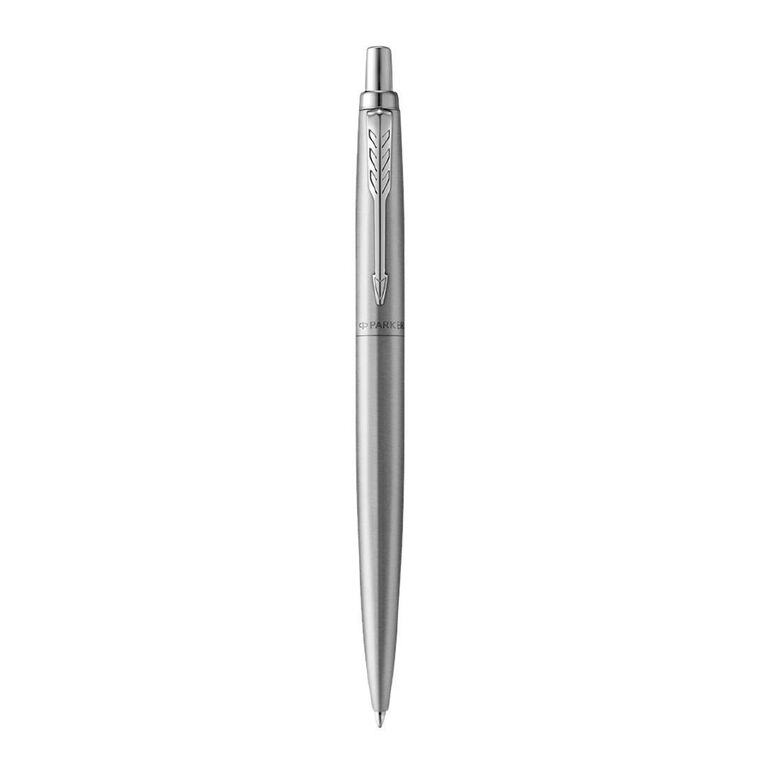 Parker Jotter XL Monochrome Silver Ballpoint Pen Blue