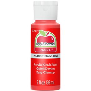 Apple Barrel Acrylic Neon Red 60ml