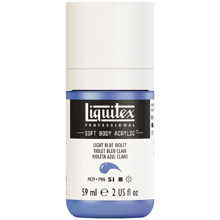Liquitex Soft Body Acrylic 59ml Light Blue Violet S1