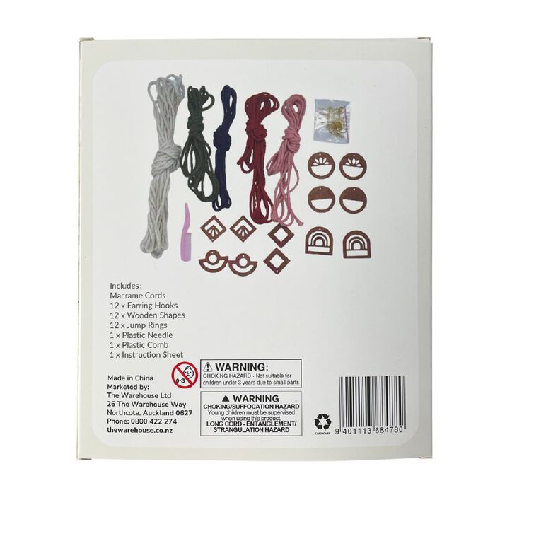 Uniti Craft Macrame Earrings